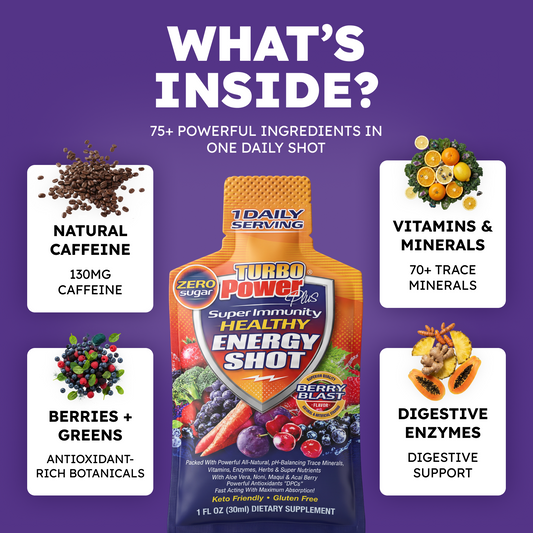 Turbo Power Plus — 18 x 1 oz Portable Shots